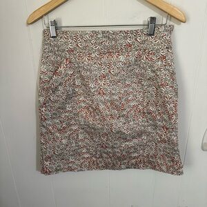 Floral Women's Golf Skort in Red and White